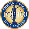 The national Top 100 Trial Lawyers Badge